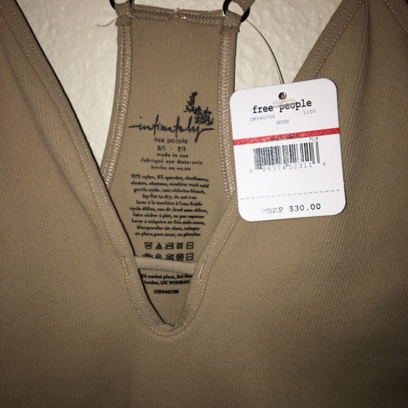 BNWT Free People Move Along Bodysuit size XS/S - Picture 3 of 5